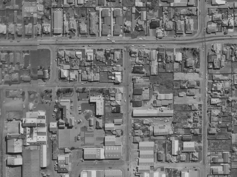 31 Saxon Street from the air, 1970-1974
