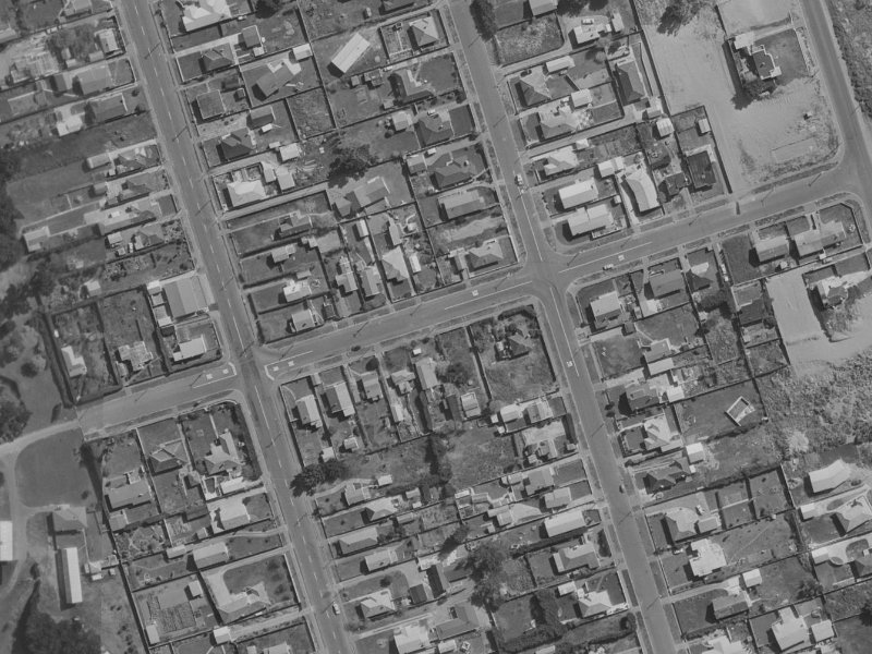 43 Halsey Street from the air, 1970-1974