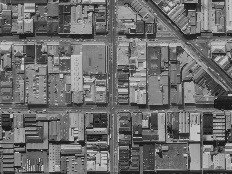 659 Colombo Street from the air, 1970-1974