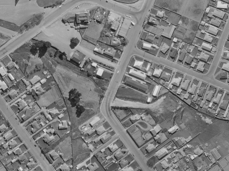 Racecourse Road from the air, 1970-1974