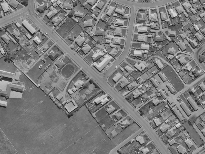 24 Craven Street from the air, 1970-1974
