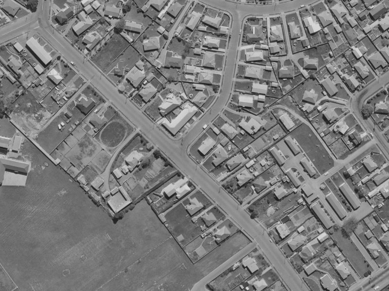 2 Algidus Street from the air, 1970-1974