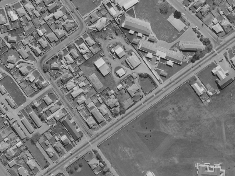 1 Bowman Place from the air, 1970-1974