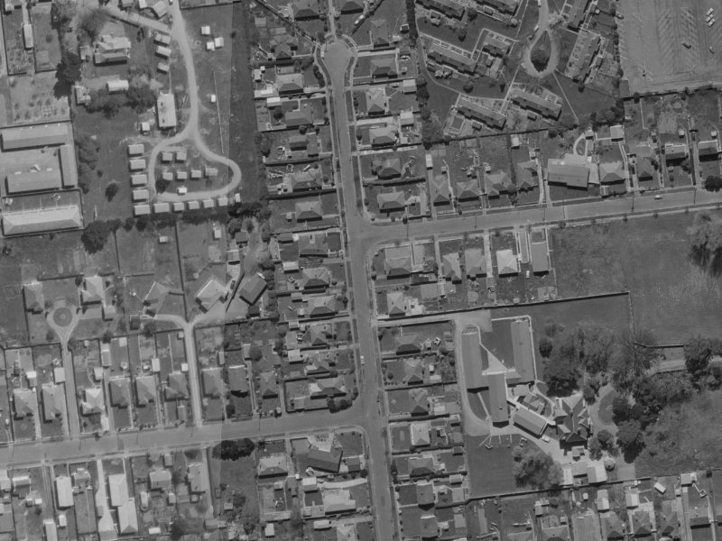 Ballantyne Avenue from the air, 1970-1974