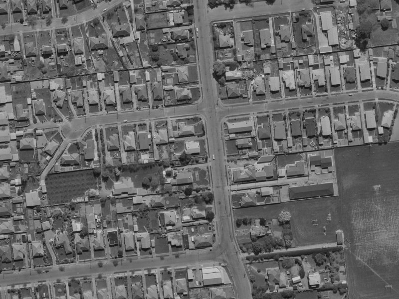 34 Middleton Road from the air, 1970-1974