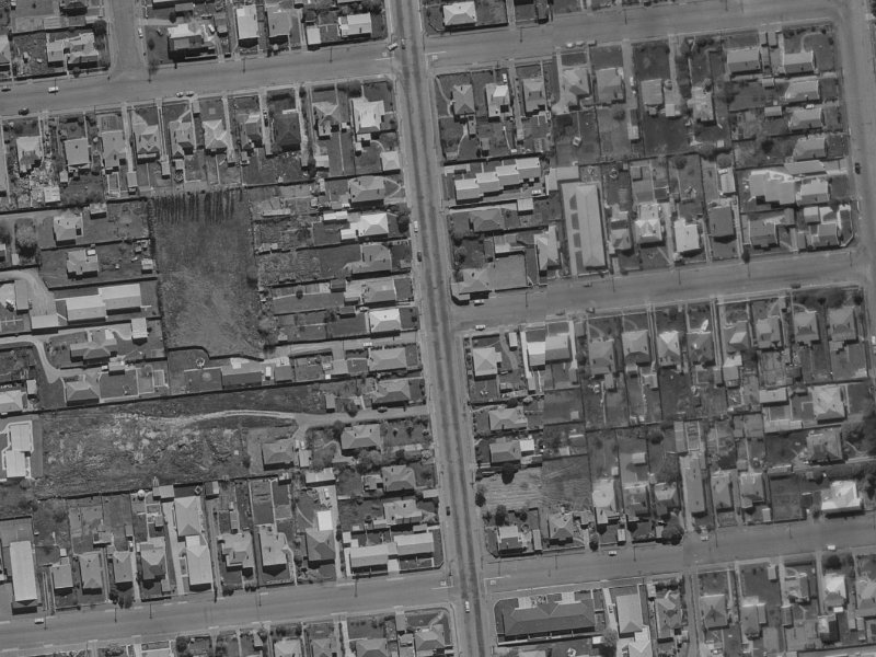 145 Clarence Street from the air, 1970-1974