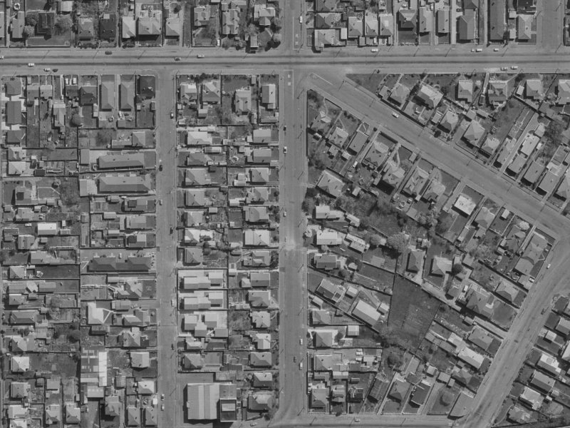 27 England Street from the air, 1970-1974