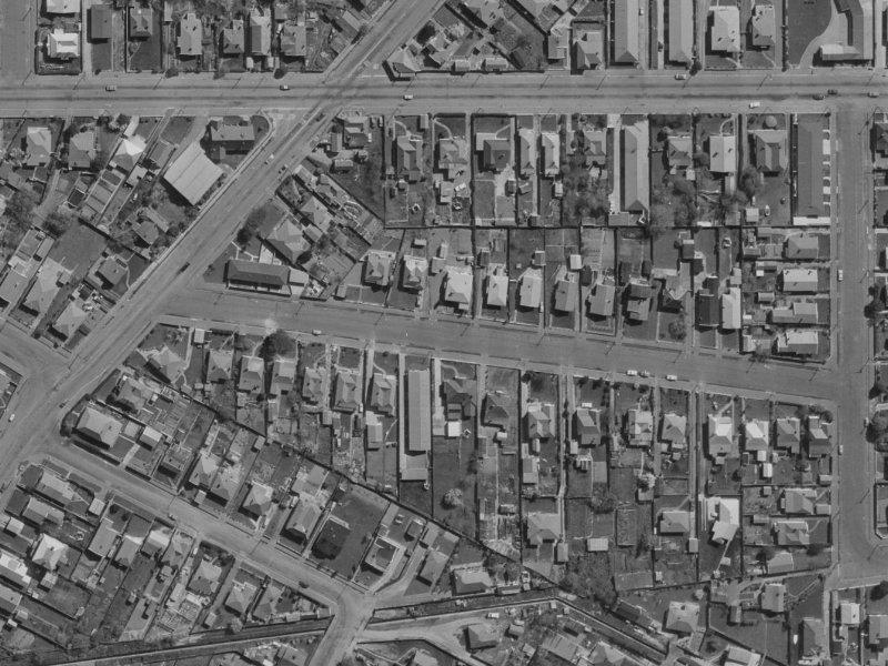 23A Wellington Street from the air, 1970-1974