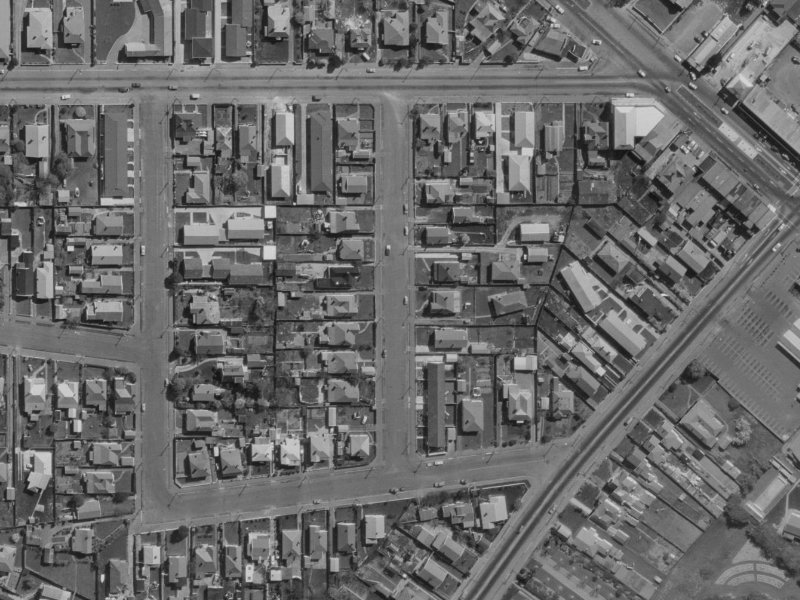 16 Havelock Street from the air, 1970-1974