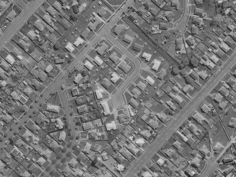 8 Rasen Place from the air, 1970-1974