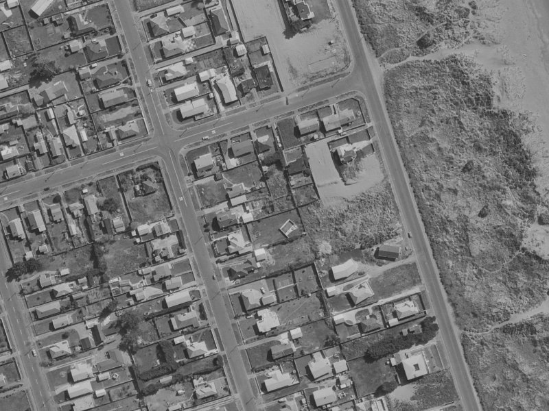 367A Pine Avenue from the air, 1970-1974