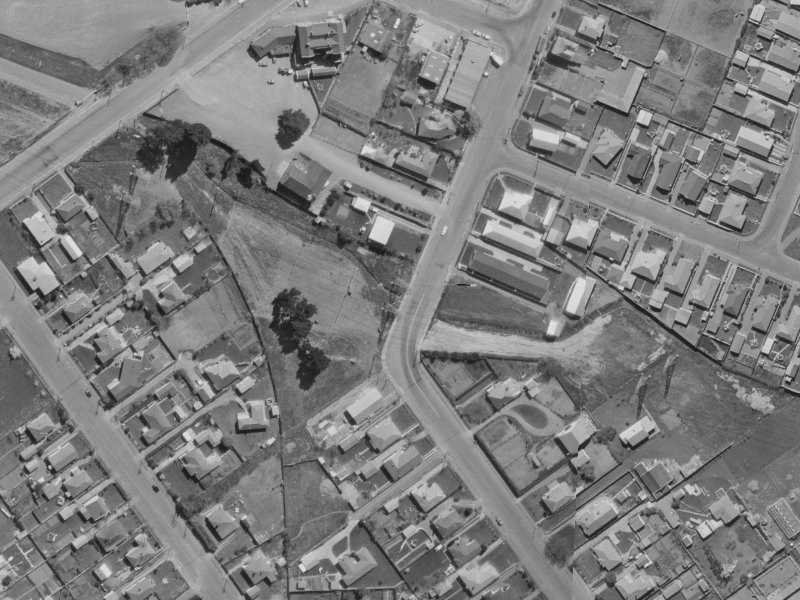 87-89 Epsom Road from the air, 1970-1974