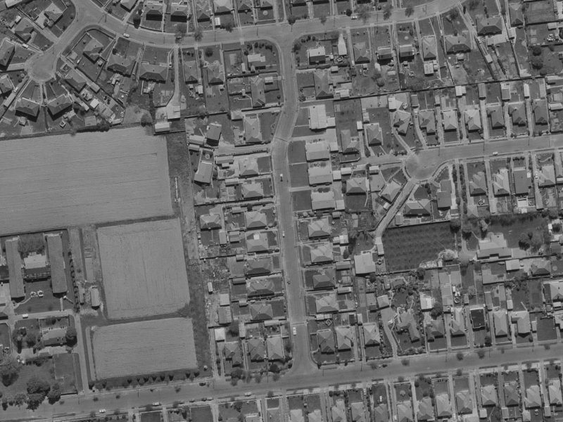 15A Renfrew Street from the air, 1970-1974