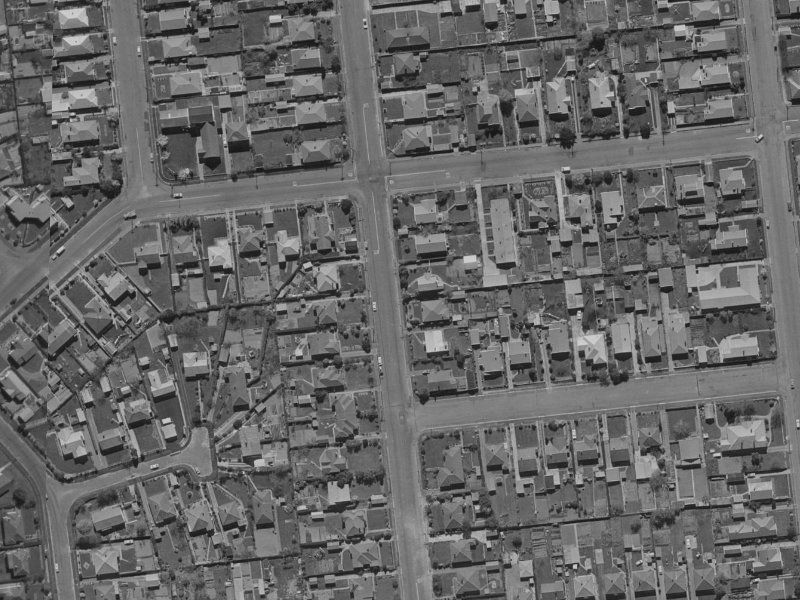 68 Wainui Street from the air, 1970-1974