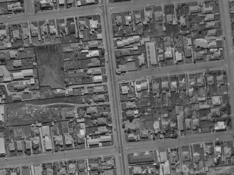142 Clarence Street from the air, 1970-1974