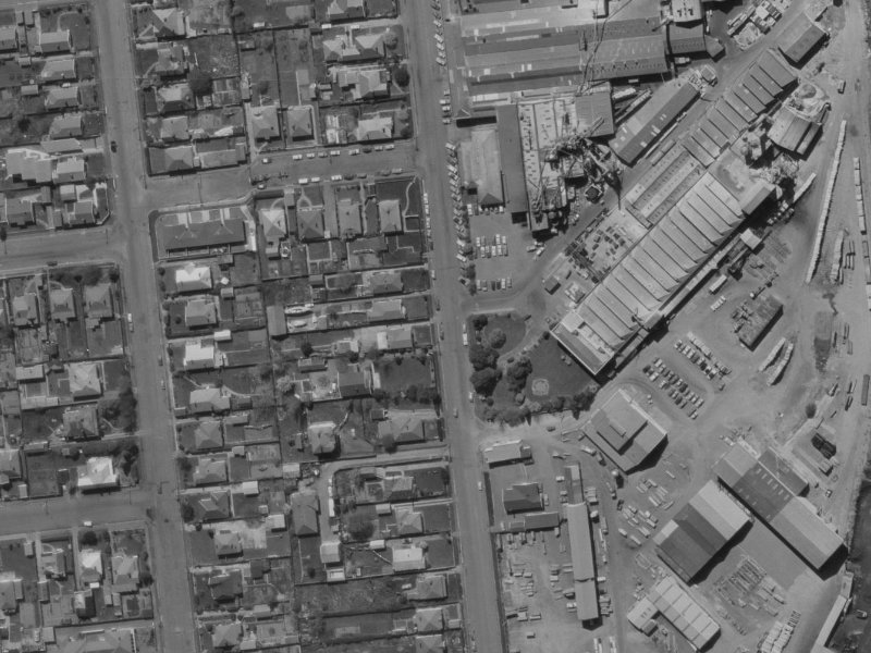 51 Mandeville Street from the air, 1970-1974