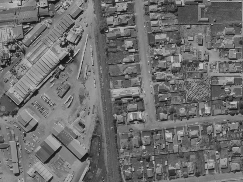 29 Brockworth Place from the air, 1970-1974