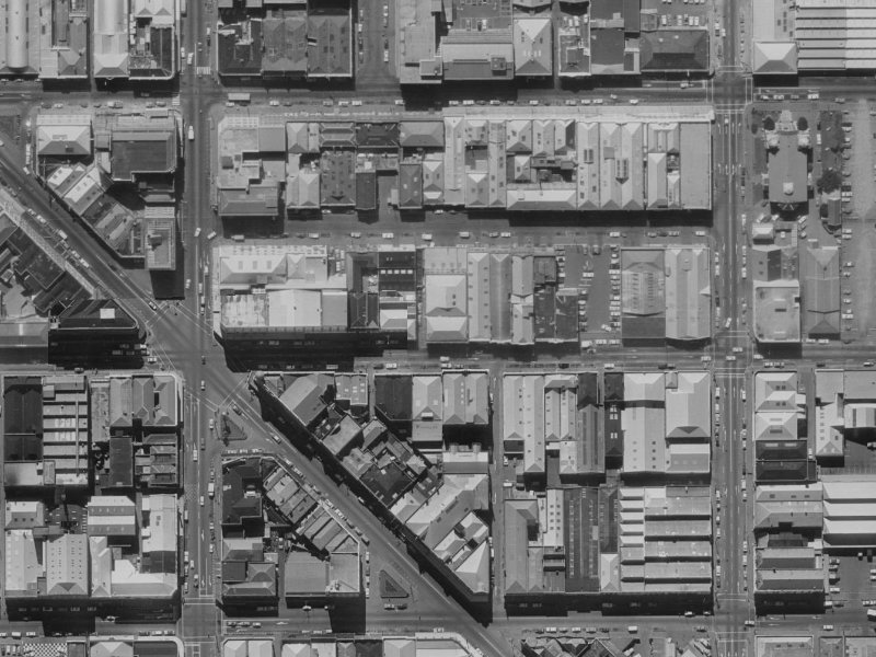 119-121 Lichfield Street from the air, 1970-1974