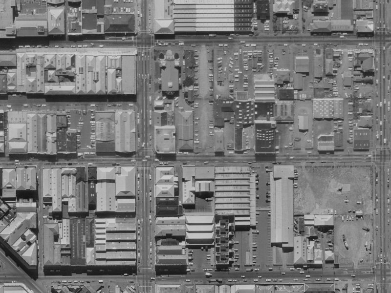153 Lichfield Street from the air, 1970-1974