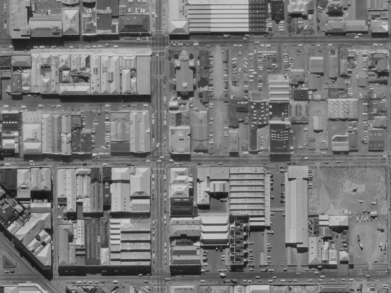 173 Lichfield Street from the air, 1970-1974