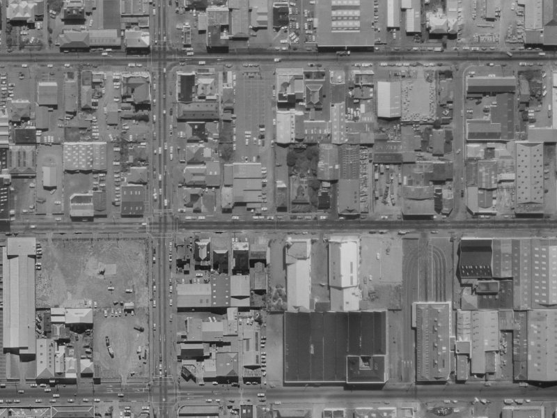 203 Lichfield Street from the air, 1970-1974