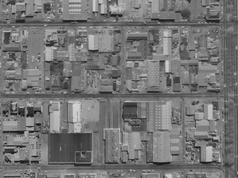 209 Lichfield Street from the air, 1970-1974