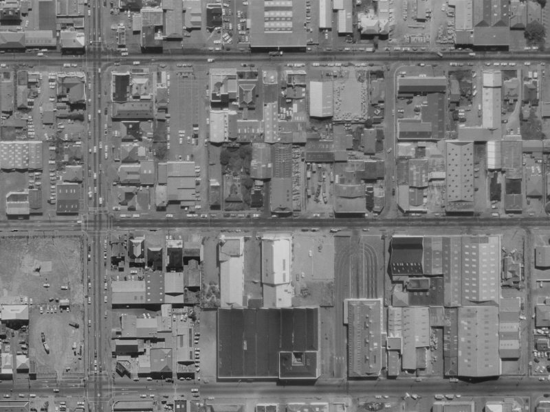 237 Lichfield Street from the air, 1970-1974