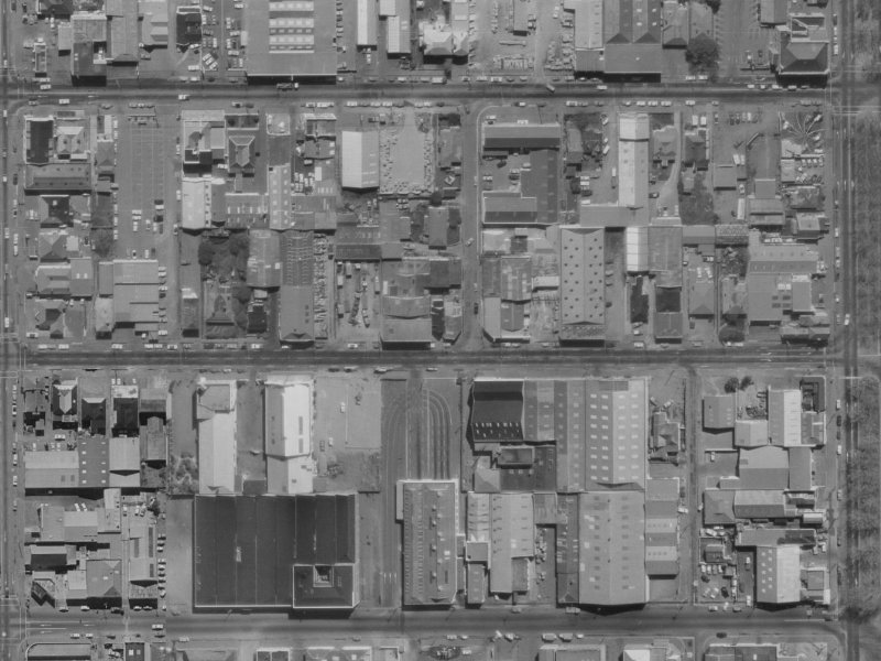 251 Lichfield Street from the air, 1970-1974