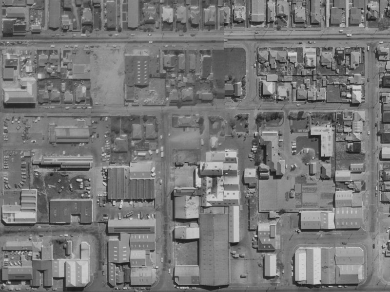 28 Essex Street from the air, 1970-1974