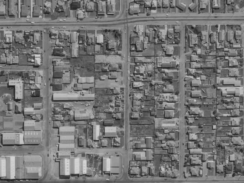 25 Stanmore Road from the air, 1970-1974