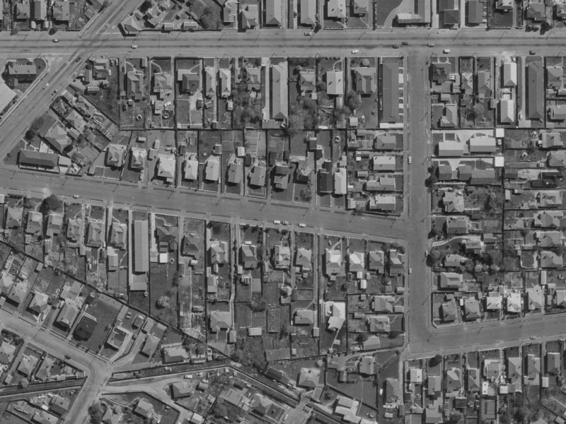 44E Wellington Street from the air, 1970-1974