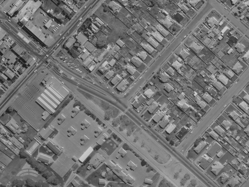 4 Cranley Street from the air, 1970-1974