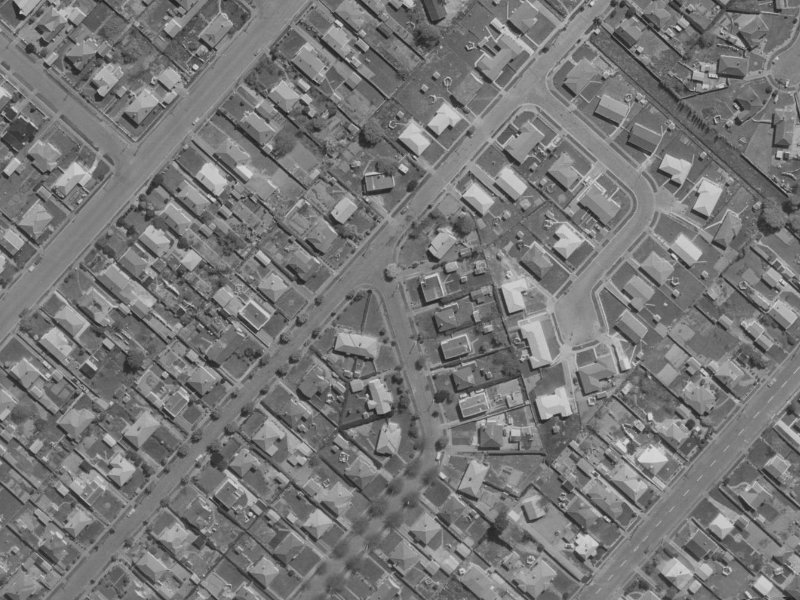 36 Thomas Street from the air, 1970-1974