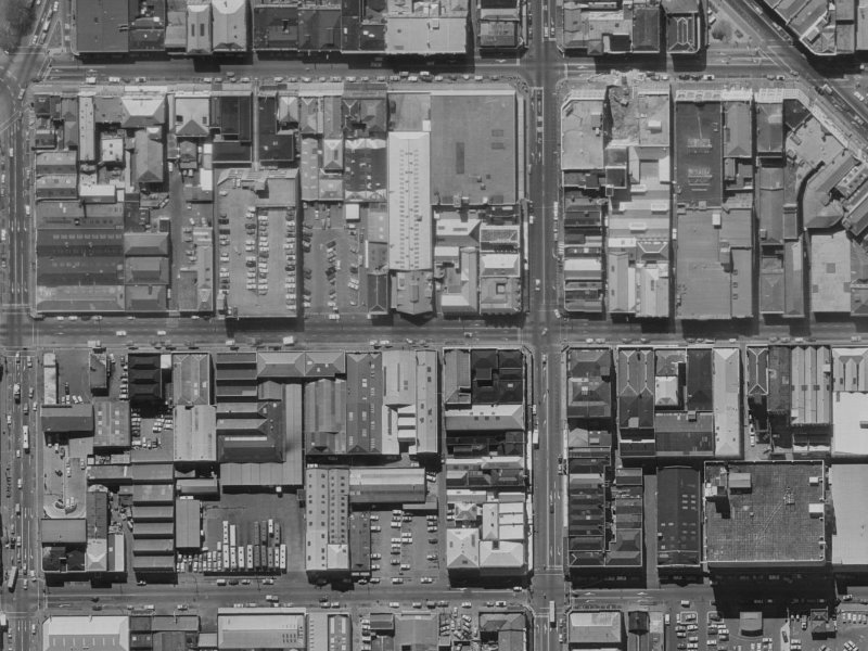 54-56 Lichfield Street from the air, 1970-1974