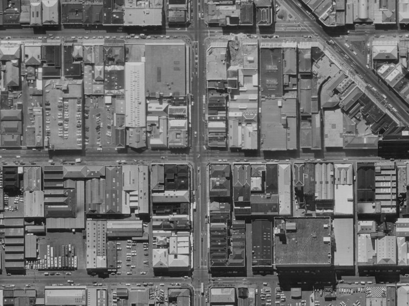 660 Colombo Street from the air, 1970-1974