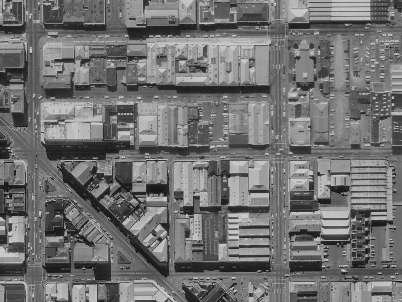 127 Lichfield Street from the air, 1970-1974