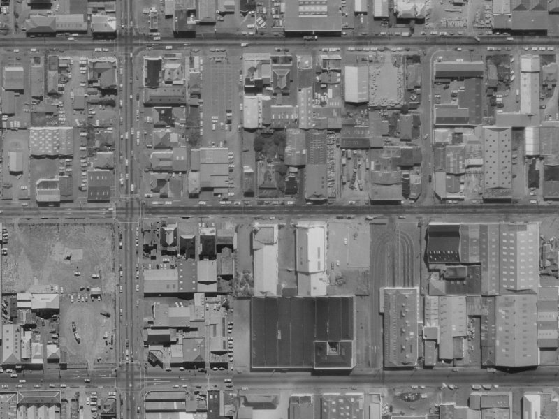 220/224 Lichfield Street from the air, 1970-1974
