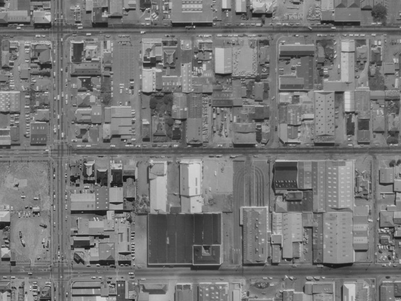 230 Lichfield Street from the air, 1970-1974