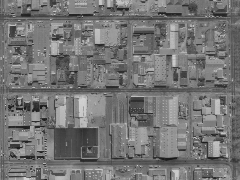 221 Lichfield Street from the air, 1970-1974
