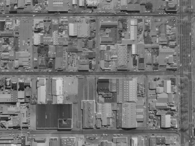 231 Lichfield Street from the air, 1970-1974