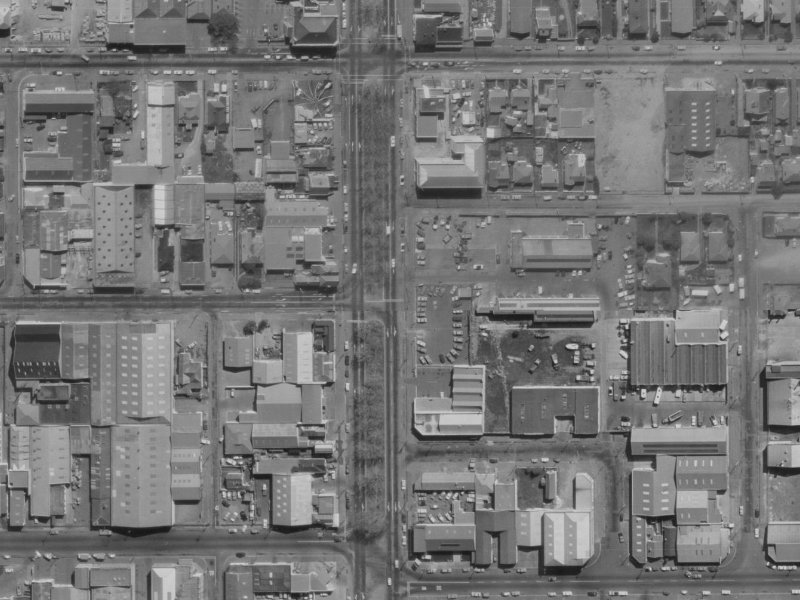 104-100 Fitzgerald Avenue from the air, 1970-1974