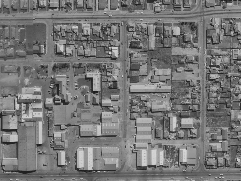 23 Saxon Street from the air, 1970-1974