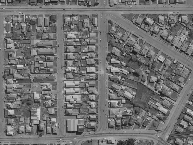 21 England Street from the air, 1970-1974