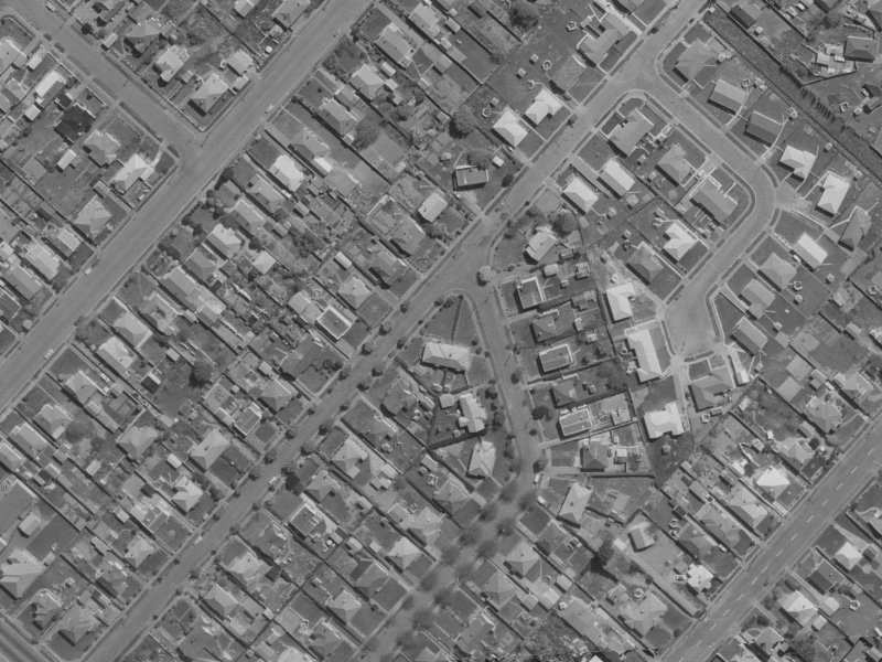 22 Jollie Street from the air, 1970-1974
