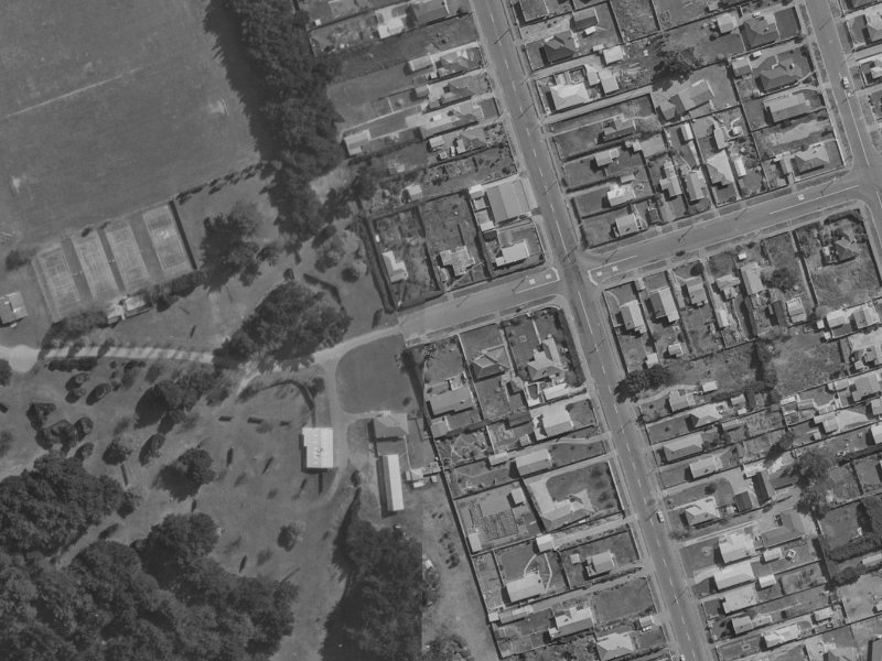 348 Estuary Road from the air, 1970-1974