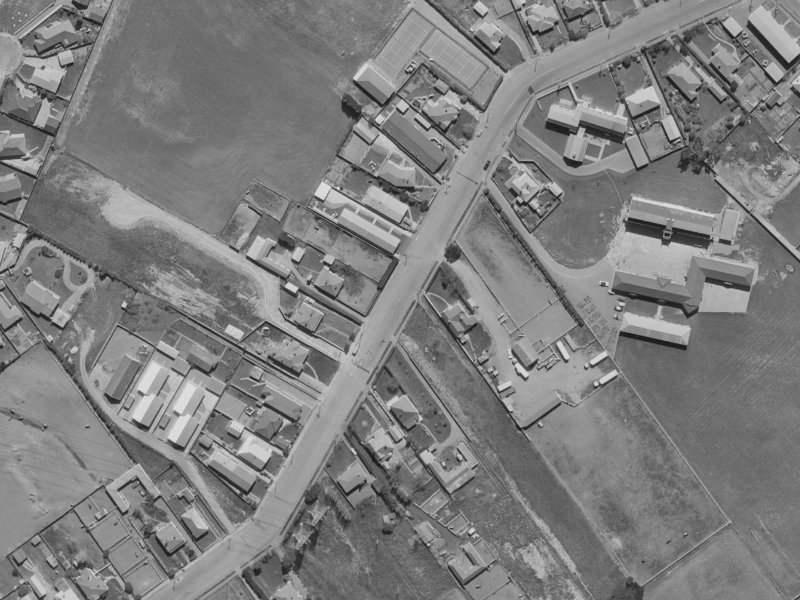 79 Middlepark Road from the air, 1970-1974