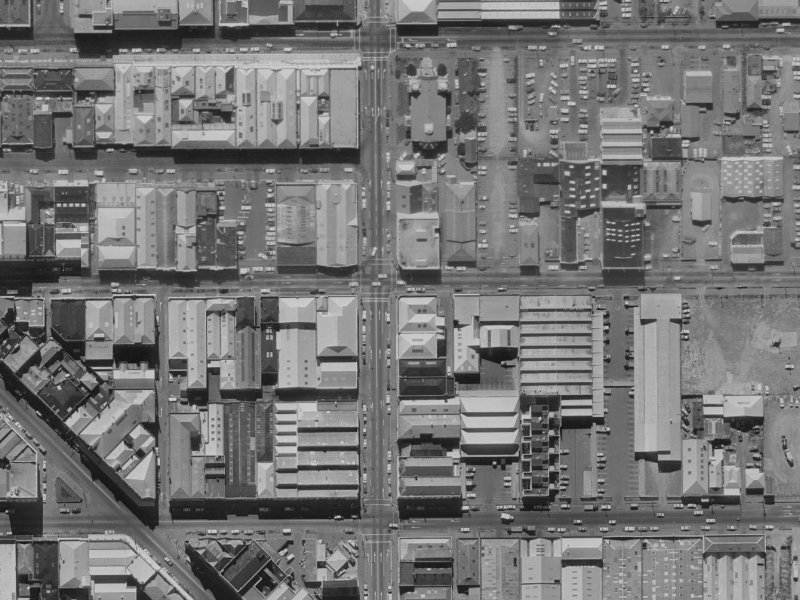 162 Lichfield Street from the air, 1970-1974