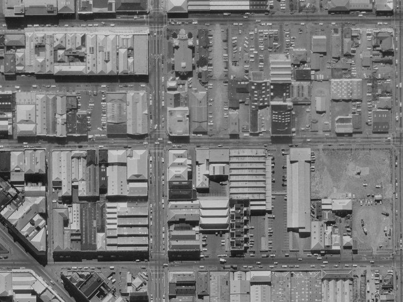 164 Lichfield Street from the air, 1970-1974