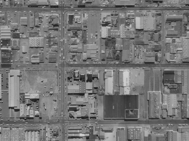 216 Lichfield Street from the air, 1970-1974