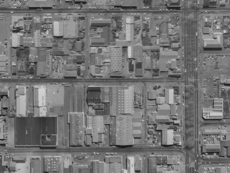 252 Lichfield Street from the air, 1970-1974